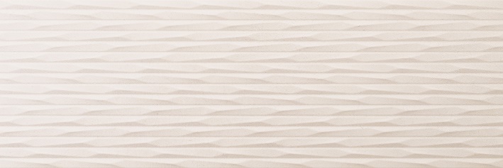 Terra White Ridged Decor
